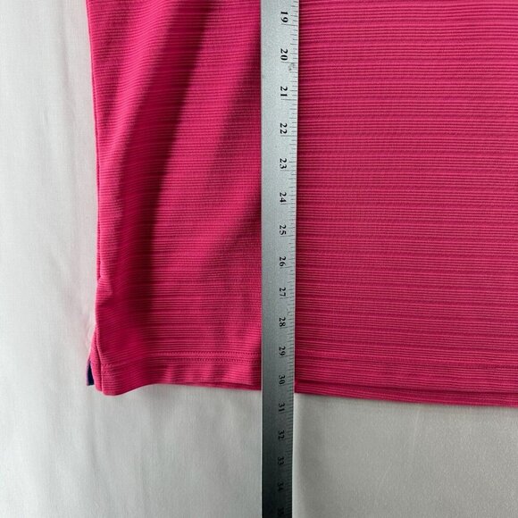 David Taylor Resort Polo Shirt Men Sz XL Pullover Collared Short Sleeve Hot Pink - Picture 11 of 11